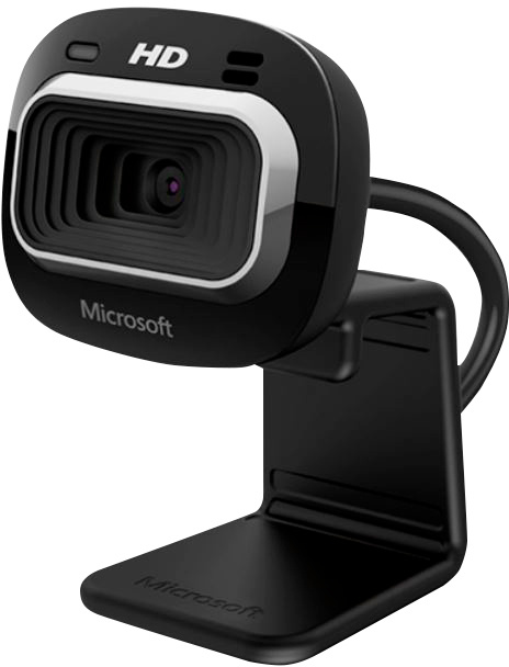 Камера Web Microsoft LifeCam HD-3000 черный (1280x720) USB2.0 с микрофоном для ноутбука (T3H-00012)