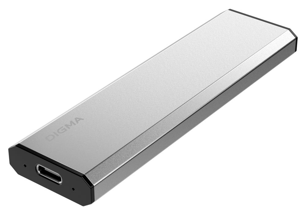 Накопитель SSD Digma USB 3.2 128Gb DGSR8128G1MSR RUN X 1.8" серебристый