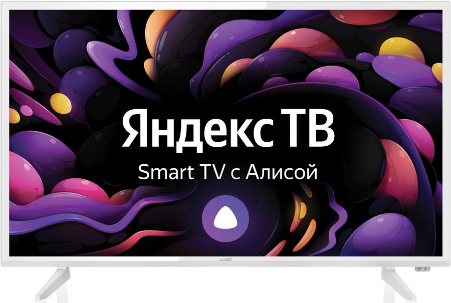 Телевизор LED BBK 31.5" 32LEX-7288/TS2C Яндекс.ТВ белый HD 60Hz DVB-T2 DVB-C DVB-S2 USB WiFi Smart TV (RUS)