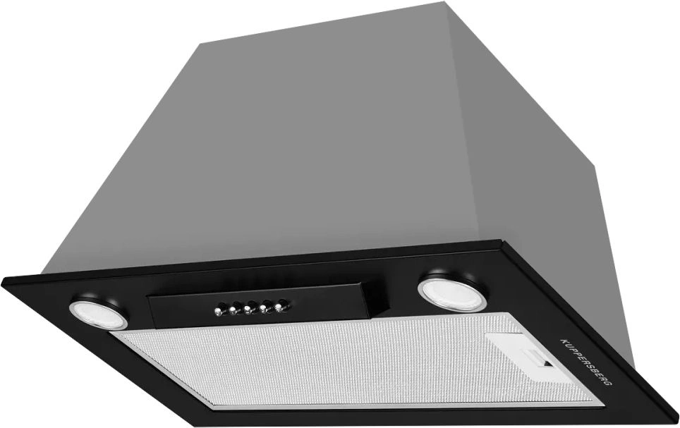 Вытяжка встраиваемая Kuppersberg Inlinea 52 B X черный/серебристый управление: кнопочное (1 мотор)