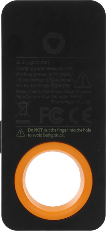 Лазерный дальномер Hoto Smart Laser Measure 2кл.лаз. 630нм цв.луч. красный (HTE0002EU)