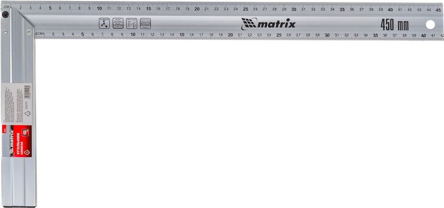 Угольник Matrix 32475 дл.45см