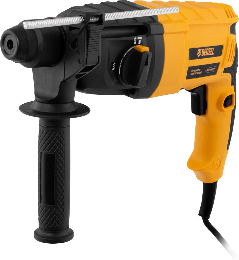 Перфоратор Denzel RHH-600-22 патрон:SDS-plus уд.:2.5Дж 600Вт (кейс в комплекте)
