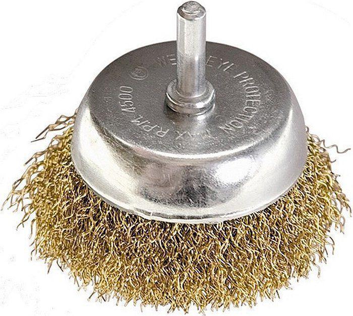 Щетка чашеч. по дер./мет. Matrix 74475 d=50мм d(посад.)=6мм (дрели)