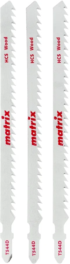 Набор пилок по дереву Matrix 78222 3пред. (лобзики)