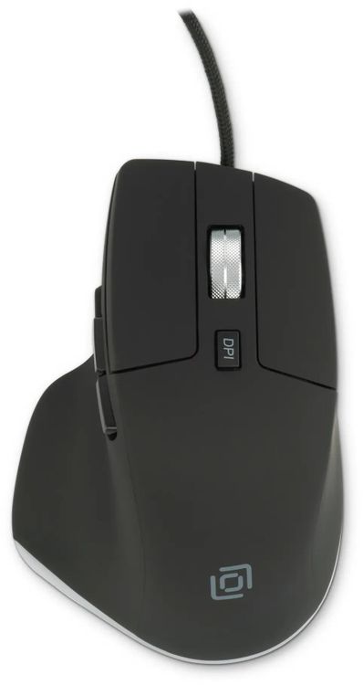 Мышь Оклик 503M черный оптическая 6400dpi silent USB для ноутбука 6but (1885417)