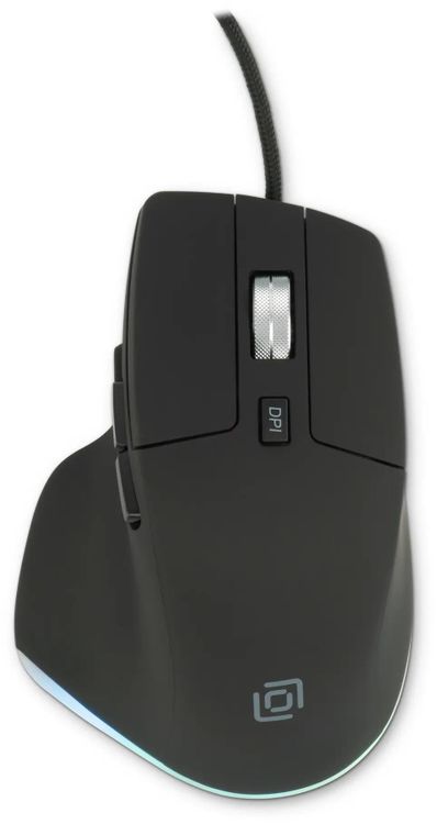 Мышь Оклик 503M черный оптическая 6400dpi silent USB для ноутбука 6but (1885417)