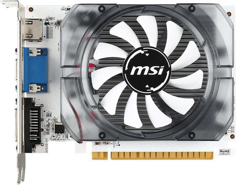 Видеокарта MSI PCI-E N730-2GD3V3 NVIDIA GeForce GT 730 2048Mb 64 GDDR3 902/1600 DVIx1 HDMIx1 CRTx1 HDCP Ret