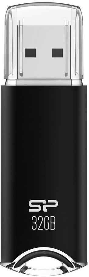 Флеш Диск Silicon Power 32Gb Helios H02 SP032GBUF2H02V1K USB2.0 черный