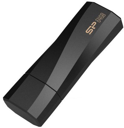 Флеш Диск Silicon Power 64Gb Blaze B07 SP064GBUF3B07V1K USB3.2 черный