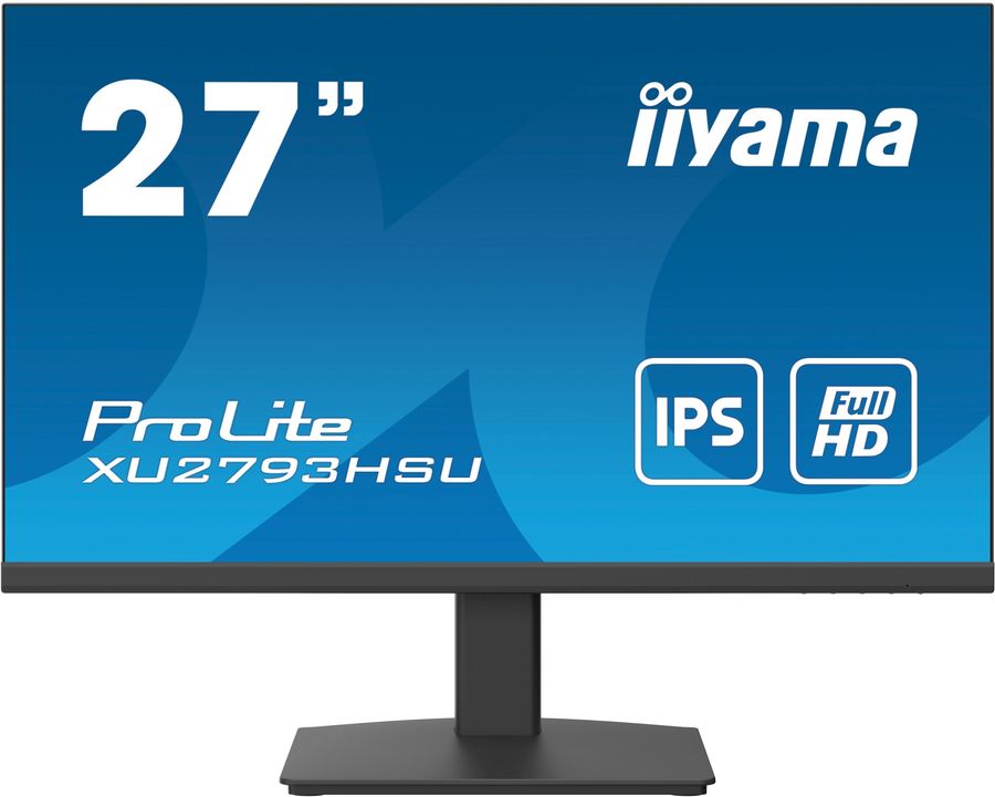 Монитор Iiyama 27" ProLite XU2793HSU-B4 черный IPS LED 4ms 16:9 HDMI M/M матовая 300cd 178гр/178гр 1920x1080 75Hz FreeSync VGA DP FHD USB 4.6кг