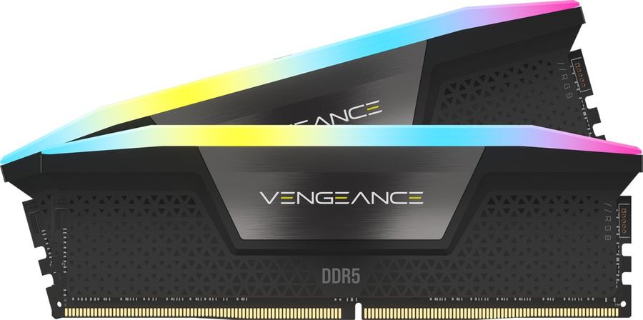 Память DDR5 2x16Gb 5200MHz Corsair CMH32GX5M2B5200C40 Vengeance RGB RTL Gaming PC5-41600 CL40 DIMM 288-pin 1.25В с радиатором Ret
