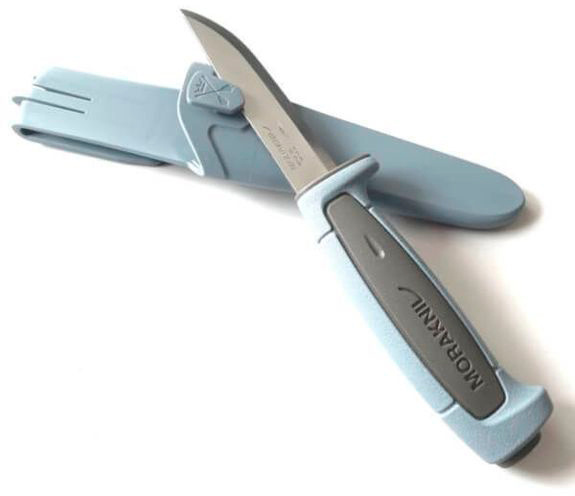 Нож перочинный Morakniv Basic 546 Limited Edition 2022 (14048) 206мм серый/голубой