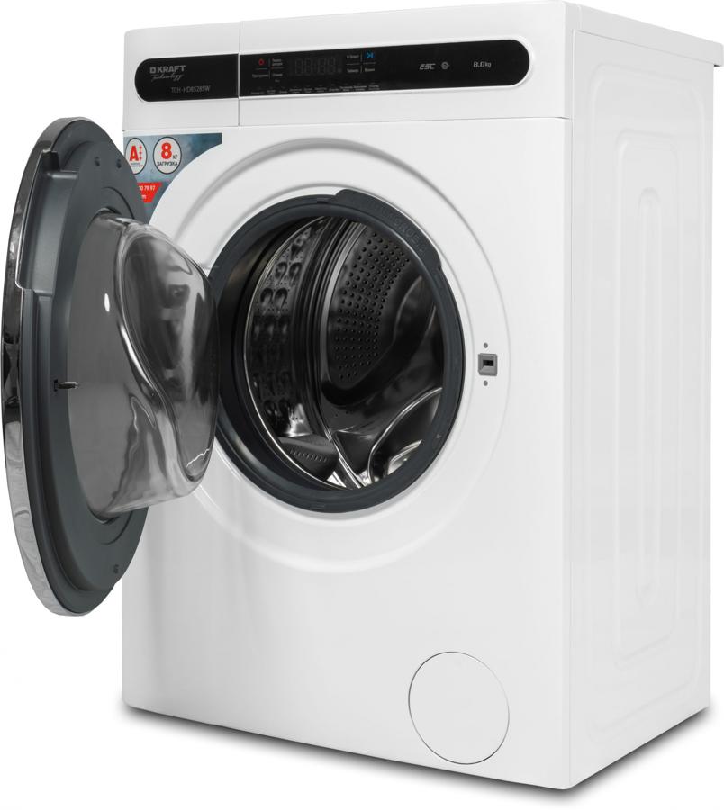 Стиральная машина Kraft TCH-HD8528SW класс: A+++ загр.фронтальная макс.:8кг белый инвертор