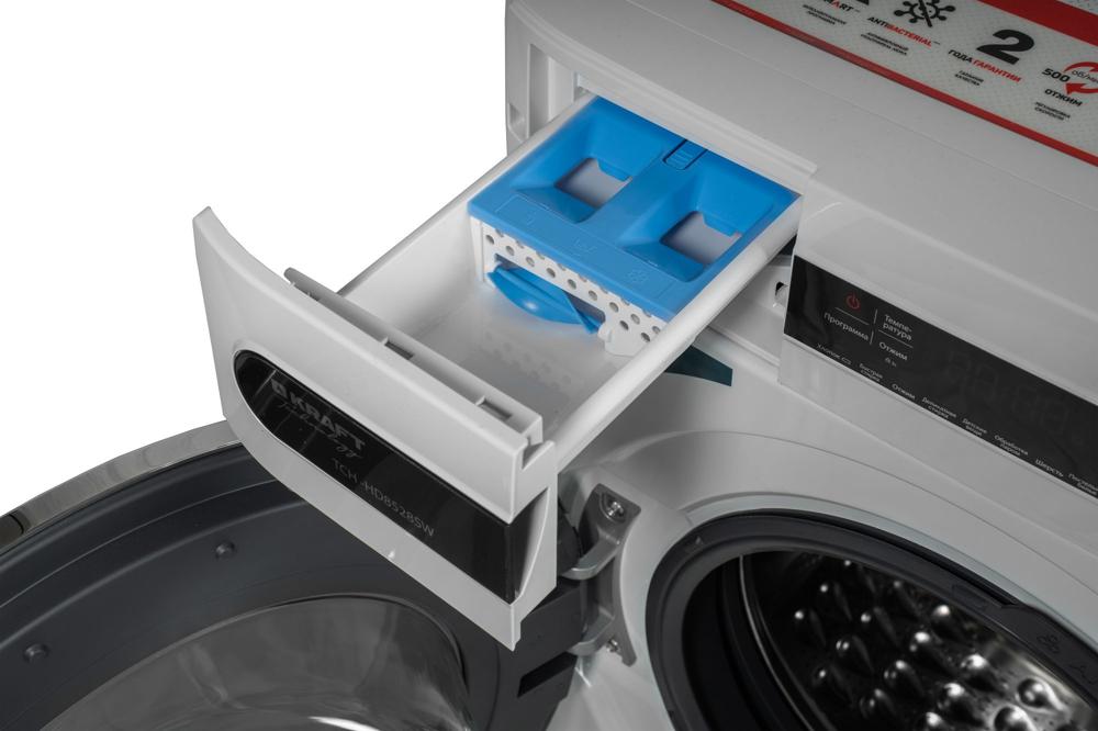 Стиральная машина Kraft TCH-HD8528SW класс: A+++ загр.фронтальная макс.:8кг белый инвертор