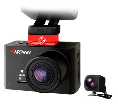 Видеорегистратор Artway AV-701 черный 8Mpix 2160x3840 2160p 170гр. GPS Novatek 96670