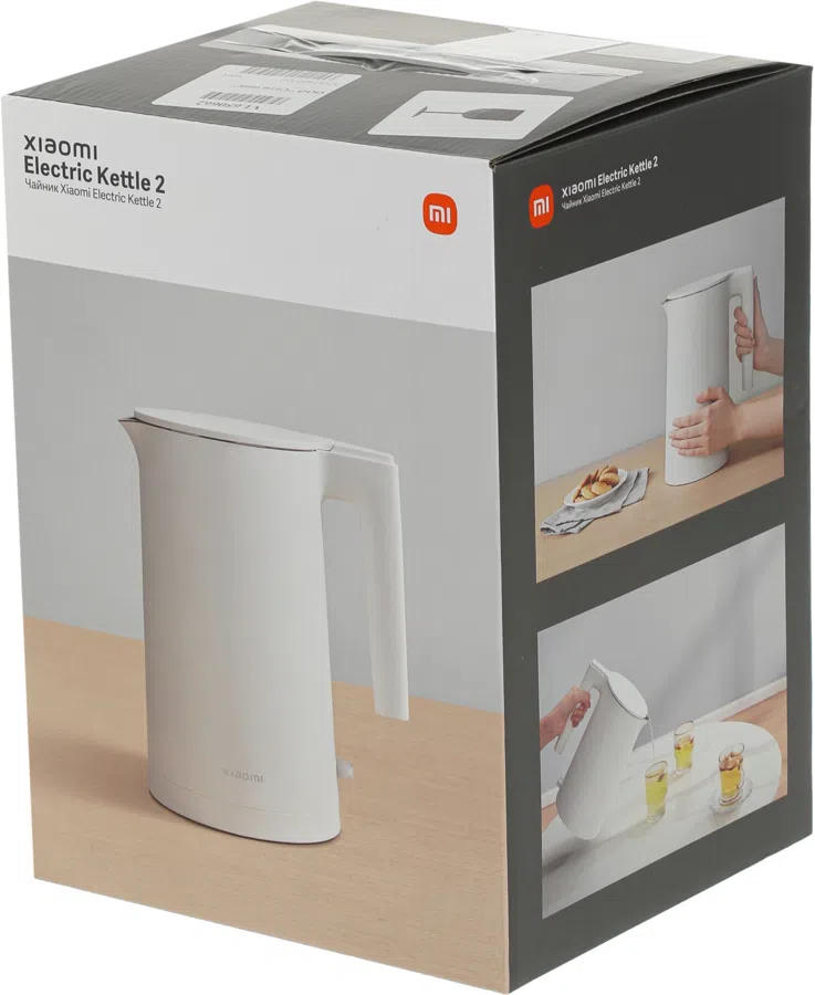 Чайник электрический Xiaomi Electric Kettle 2 EU 1.7л. 1800Вт белый корпус: пластик (BHR5927EU)