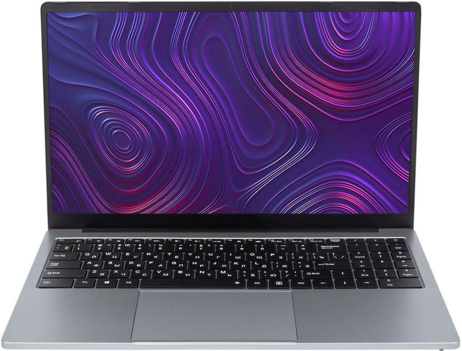 Ноутбук Hiper Dzen MTL1569 Core i3 1115G4 8Gb SSD256Gb Intel UHD Graphics 15.6" IPS FHD (1920x1080) Windows 10 Professional grey WiFi BT Cam 5700mAh (YB97KPOK)