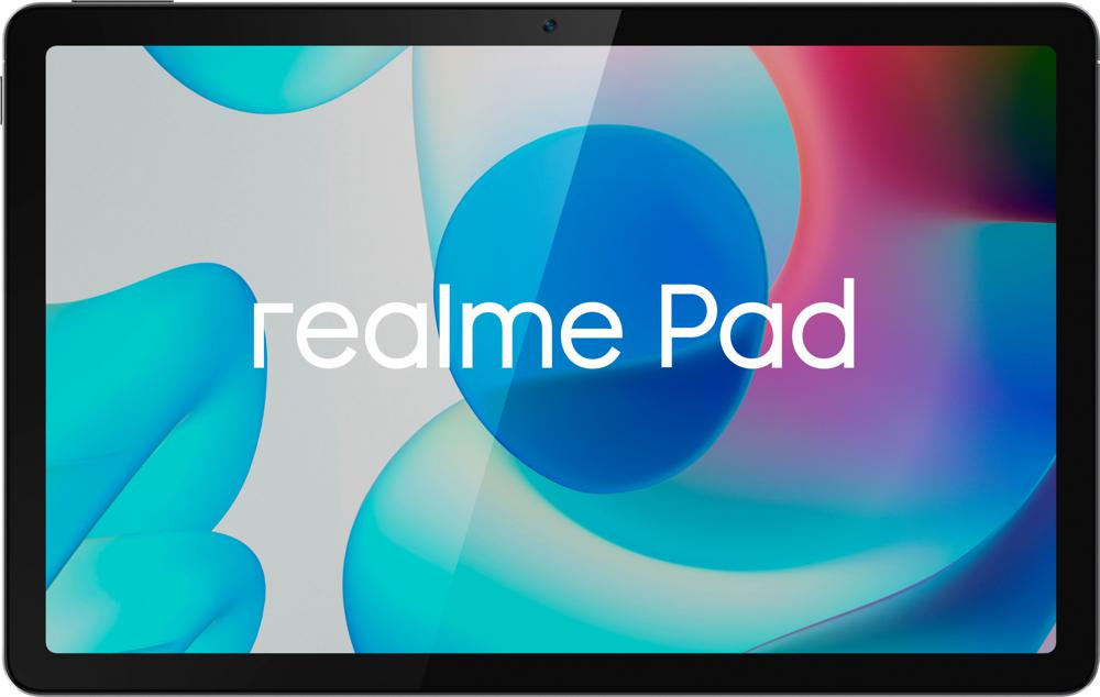 Планшет Realme Pad RMP2103 G80 (2.0) 8C RAM6Gb ROM128Gb 10.4" IPS 2000x1200 Android 11 серый 8Mpix 8Mpix BT GPS WiFi Touch microSD 1Tb 7100mAh 12hr до 1656hrs