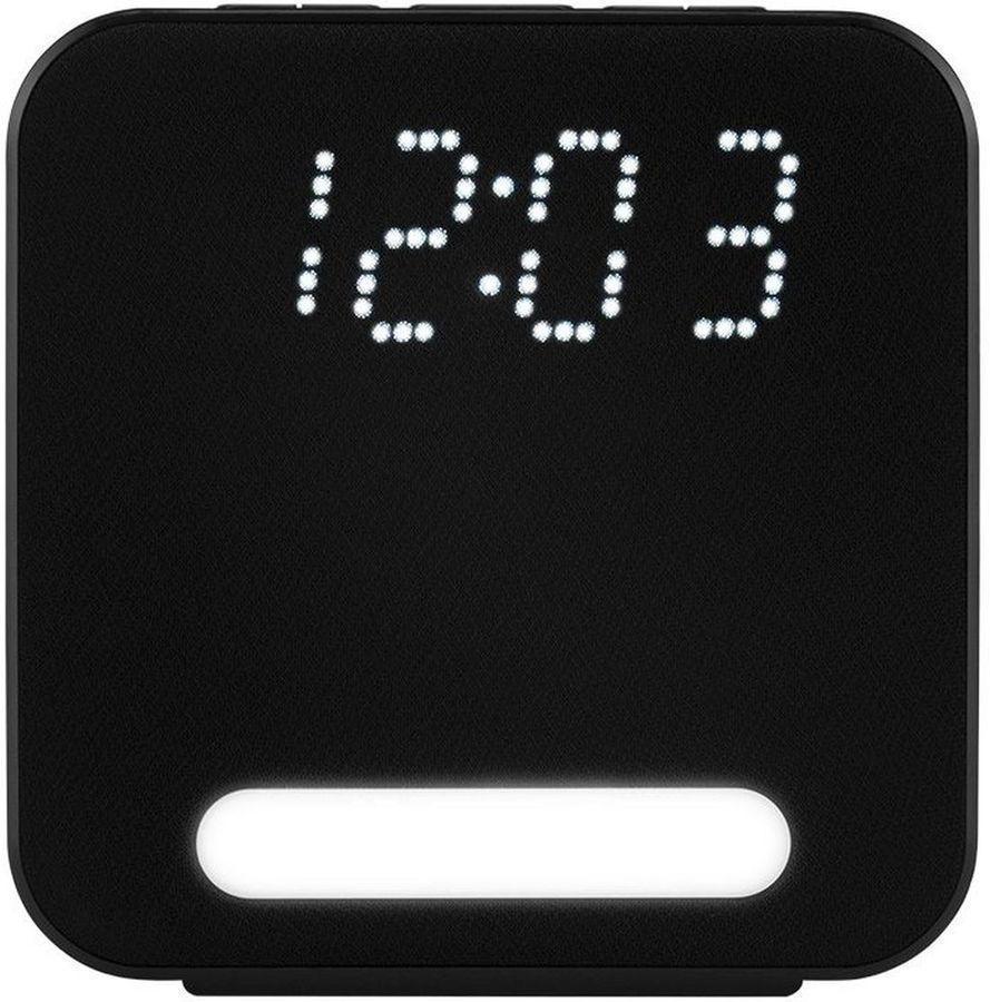 Радиобудильник Harper HCLK-2060 черный LED подсв:белая часы:цифровые AM/FM