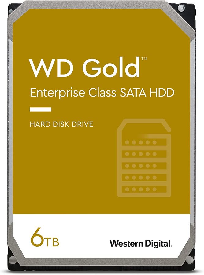 Жесткий диск WD SATA-III 6Tb WD6003FRYZ Server Gold (7200rpm) 256Mb 3.5"