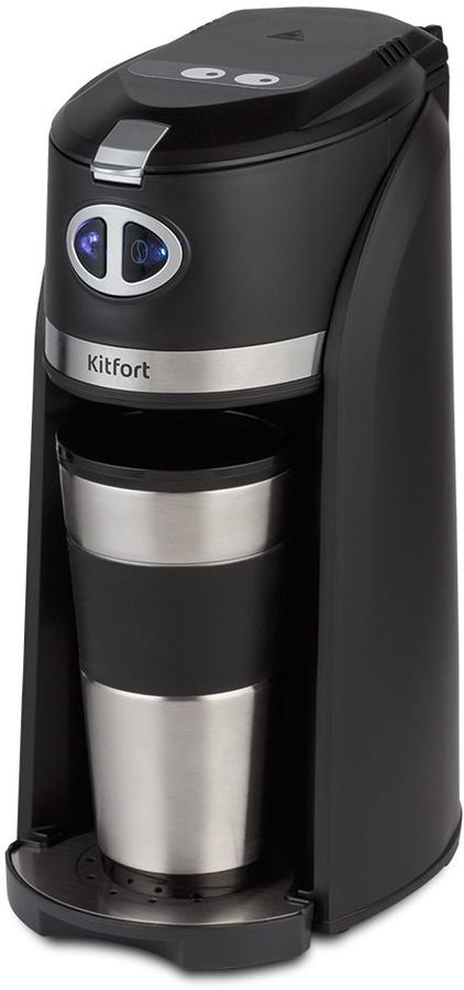 Кофеварка капельная Kitfort КТ-796 800Вт черный/нержавеющая сталь