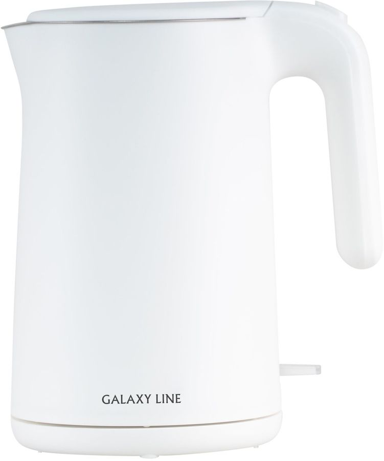 Чайник электрический Galaxy Line GL 0327 1.5л. 1800Вт белый (корпус: нержавеющая сталь/пластик)