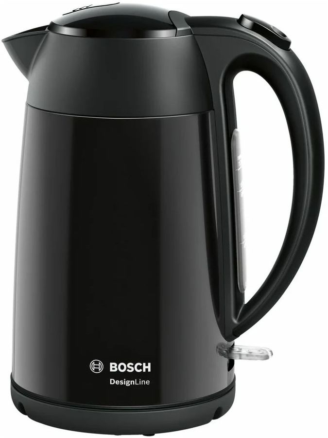 Чайник электрический Bosch TWK3P423 1.7л. 2400Вт черный корпус: металл