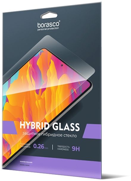 Защитное стекло для экрана прозрачная BoraSCO Hybrid Glass Realme Pad 10.4" 10.4" 1шт. (71190)