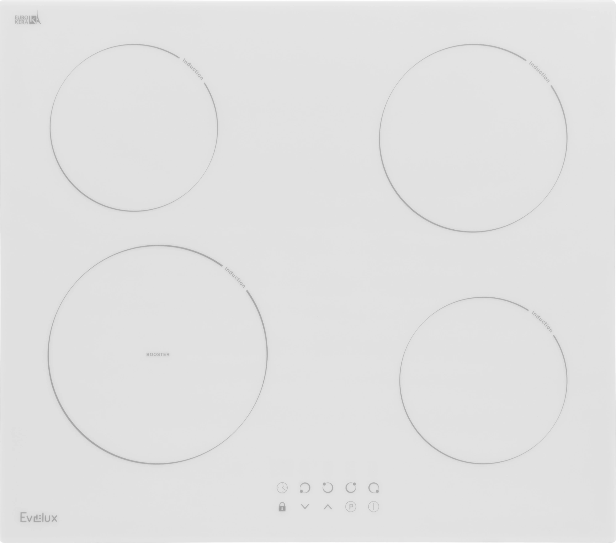 Индукционная варочная поверхность Evelux HEI 641 W белый