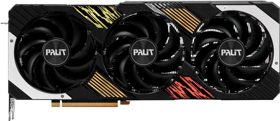 Видеокарта Palit PCI-E 4.0 RTX4070Ti GAMINGPRO OC NVIDIA GeForce RTX 4070TI 12Gb 192bit GDDR6X 2310/21000 HDMIx1 DPx3 HDCP Ret