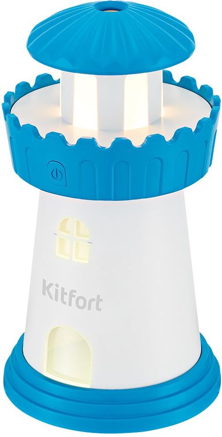 Увлажнитель воздуха Kitfort КТ-2864 2.5Вт (ультразвуковой) белый/голубой