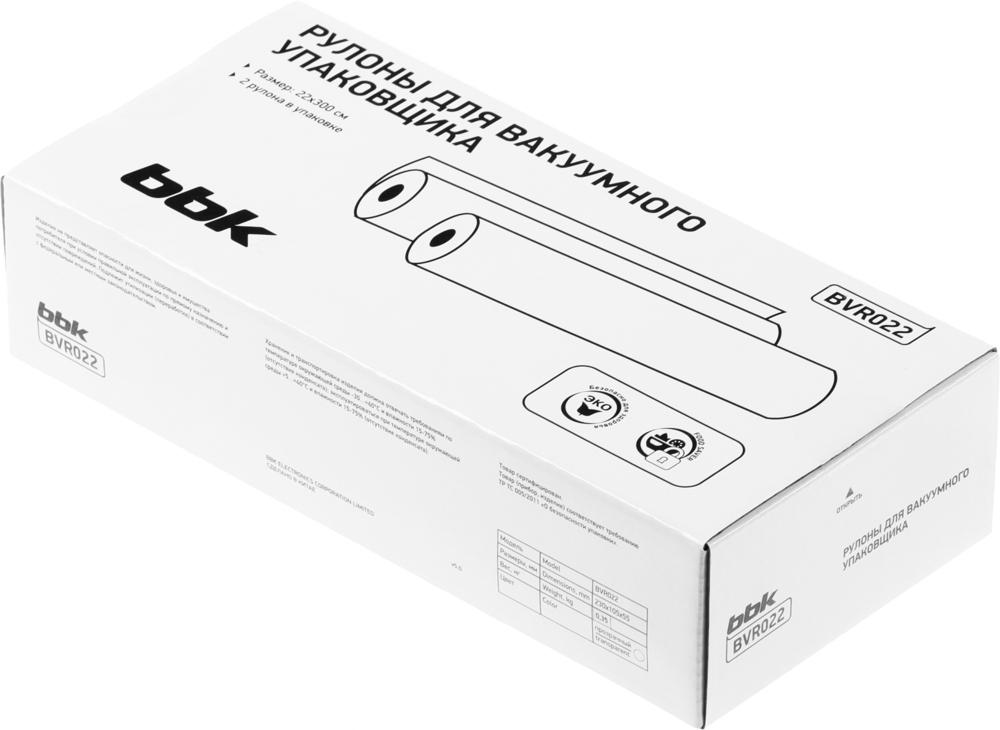 Пакет BBK BVR022 для вакуумной упаковки прозрачный