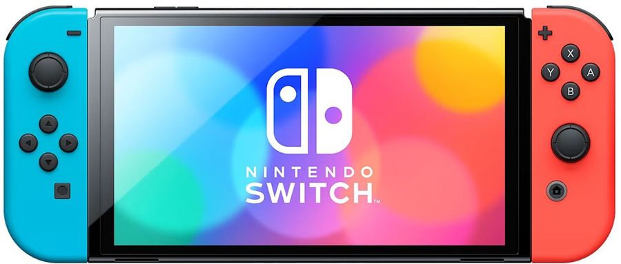 Игровая консоль Nintendo Switch OLED Neon 64Gb синий/красный