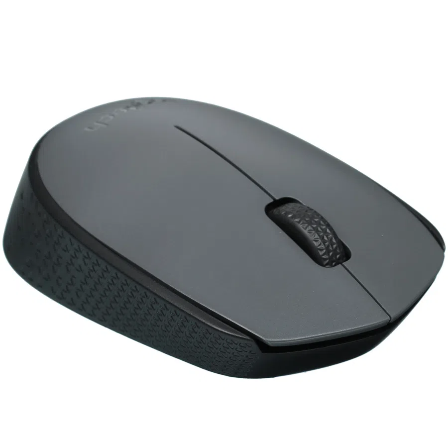 Мышь Logitech M170 серый/черный оптическая 1000dpi беспров. USB 2but (910-004646)