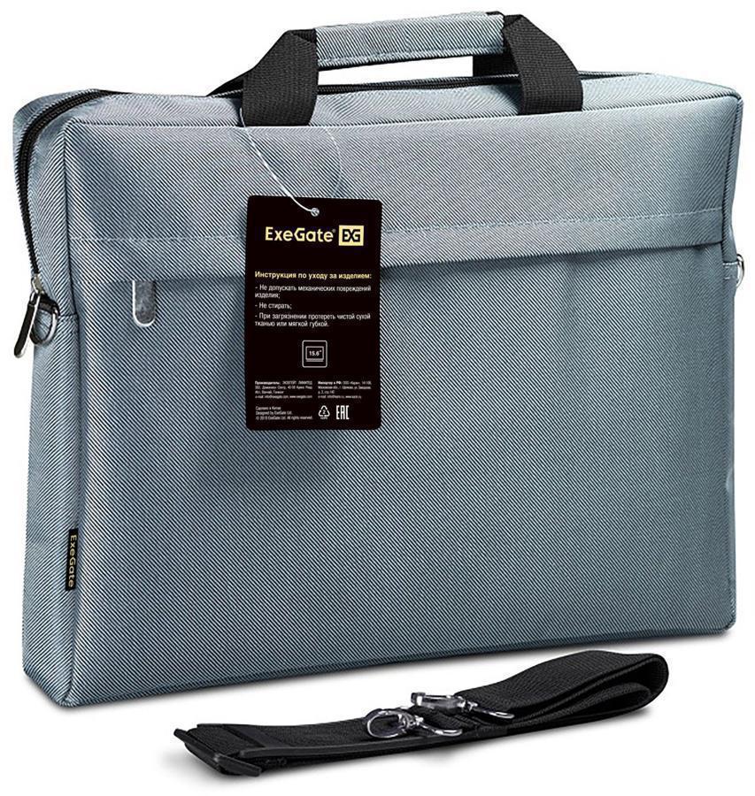 Сумка для ноутбука 15.6" Exegate Start S15 серый полиэстер (EX205136RUS)