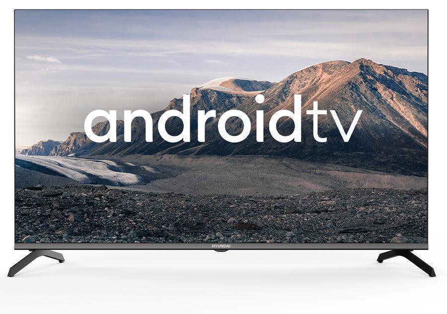 Телевизор LED Hyundai 43" H-LED43BU7006 Android TV Frameless Metal черный 4K Ultra HD 60Hz DVB-T DVB-T2 DVB-C DVB-S DVB-S2 USB WiFi Smart TV