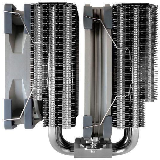 Устройство охлаждения(кулер) Thermalright Frost Commander 140 Soc-AM5/AM4/1151/1200/2066/2011/1700 серый 4-pin 29.6dB Al+Cu 1000gr Ret (FC-140)