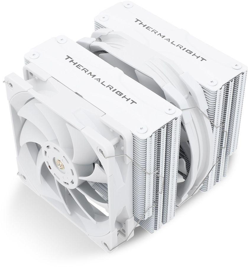 Устройство охлаждения(кулер) Thermalright Frost Commander 140 White Soc-AM5/AM4/1151/1200/2066/2011/1700 белый 4-pin 29.6dB Al+Cu 1000gr Ret (FC-140-WH)