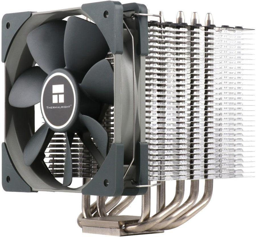 Устройство охлаждения(кулер) Thermalright Macho 120 Rev.B Soc-AM4/AM3+/1150/1151/1200/2011/2066/1700 черный 4-pin 19-25dB Al+Cu Ret (MACHO-120-B)