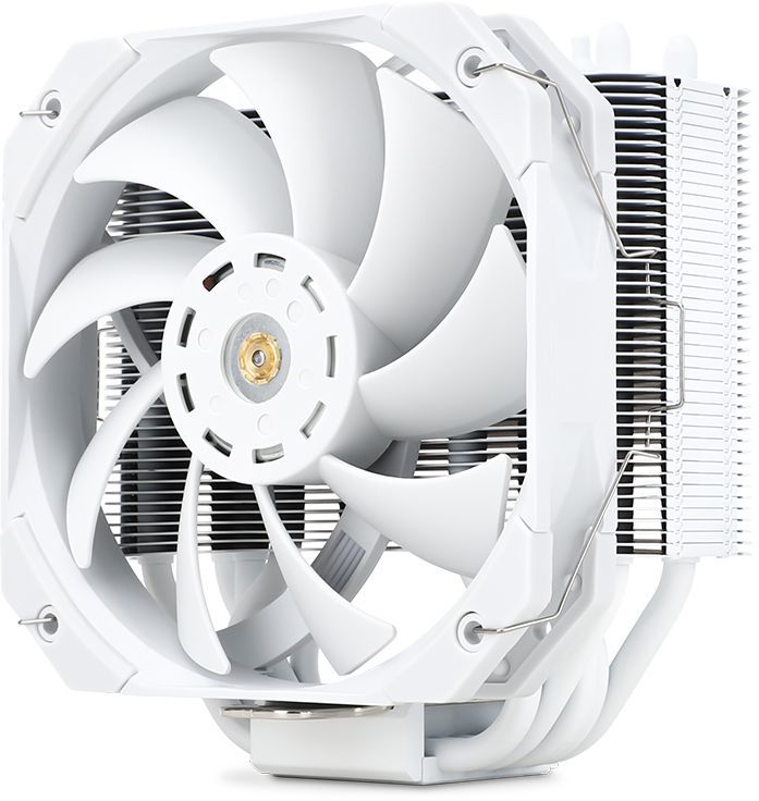 Устройство охлаждения(кулер) Thermalright TA 120 EX Mini White Soc-AM5/AM4/1151/1200/2066/2011/1700 белый 4-pin 29.6dB Al+Cu 460gr Ret (TA120-EX-MINI-WH)