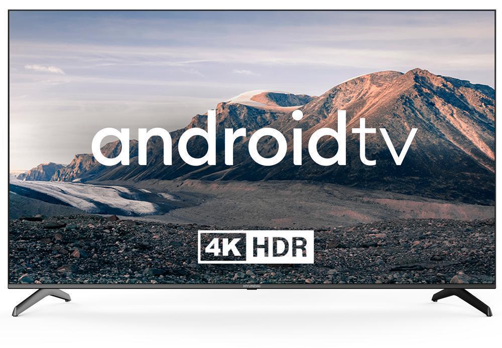 Телевизор LED Hyundai 75" H-LED75BU7006 Android TV Frameless черный 4K Ultra HD 60Hz DVB-T DVB-T2 DVB-C DVB-S DVB-S2 USB WiFi Smart TV