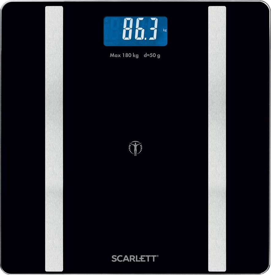 Весы напольные электронные Scarlett SC-BS33ED110 макс.180кг черный