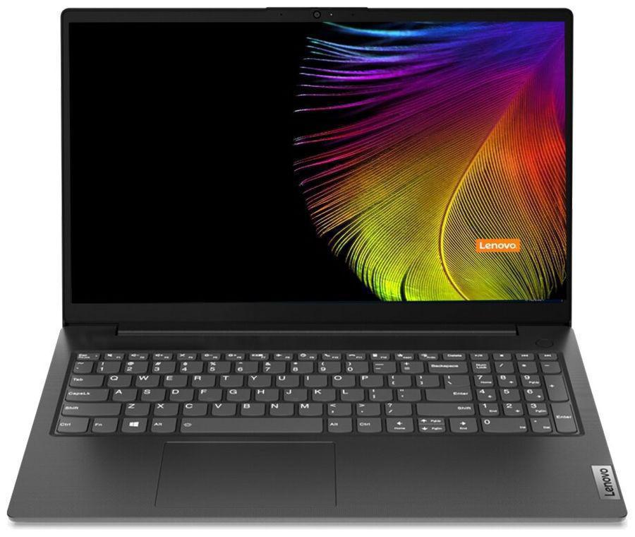 Ноутбук Lenovo V15 G2 ALC Ryzen 5 5500U 8Gb SSD256Gb AMD Radeon 15.6" TN FHD (1920x1080) noOS black WiFi BT Cam (82KD002RIX)