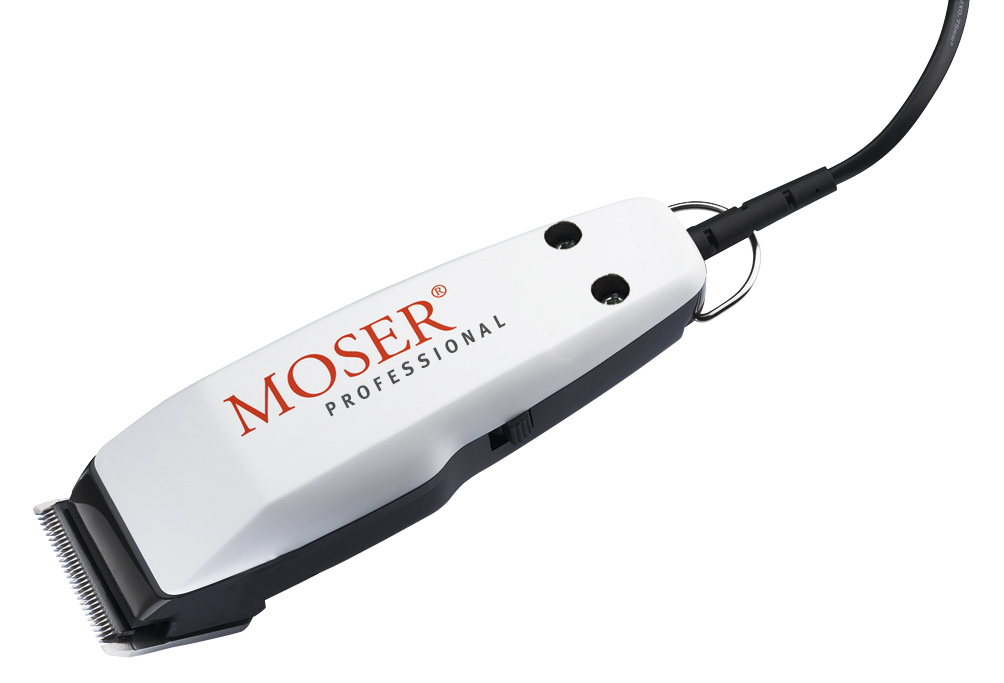 Триммер Moser 1400 Mini белый 5Вт (насадок в компл:1шт)