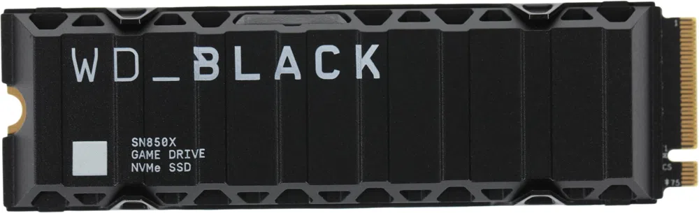 Накопитель SSD WD S PCIe 4.0 x4 2TB WDS200T2XHE Black SN850X M.2 2280