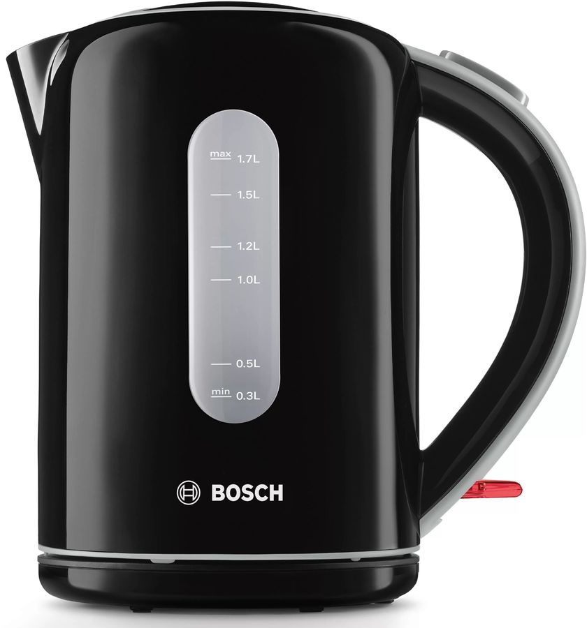 Чайник электрический Bosch TWK7603 1.7л. 2200Вт черный корпус: пластик