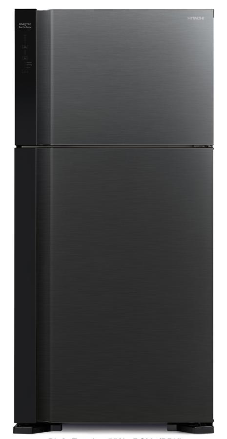 Холодильник Hitachi R-V660PUC7-1 BBK 2-хкамерн. черный бриллиант инвертер