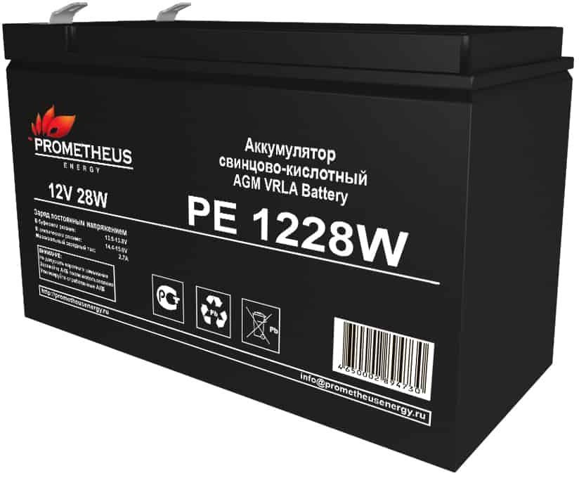 Батарея для ИБП Prometheus Energy PE 1228W 12В 7Ач