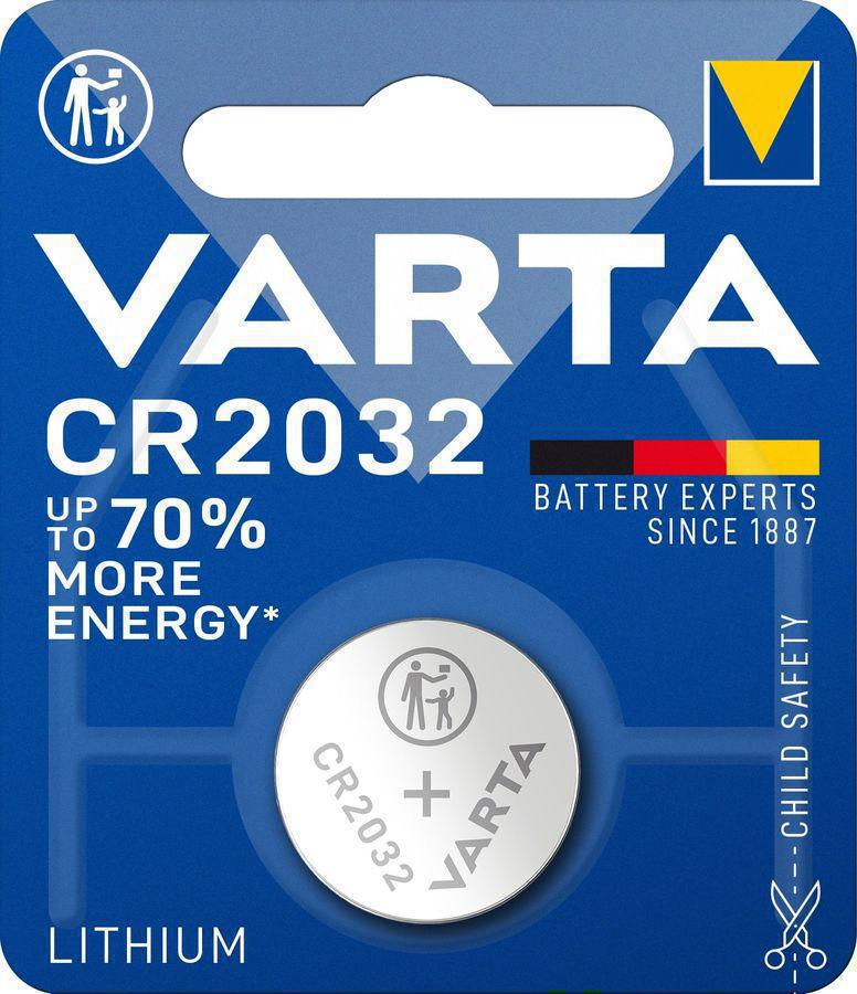 Батарея Varta Electronics BL1 Lithium CR2032 (1шт) блистер